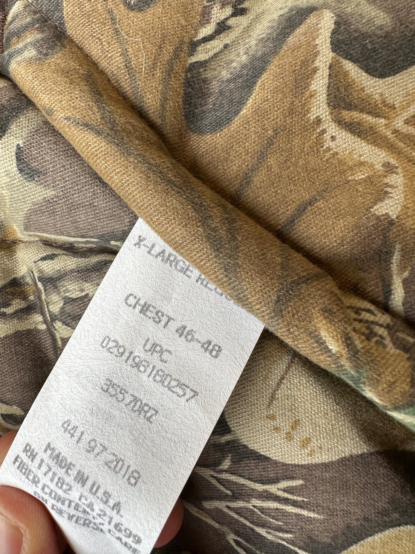 Vintage walls camo reversible jacket (XL)