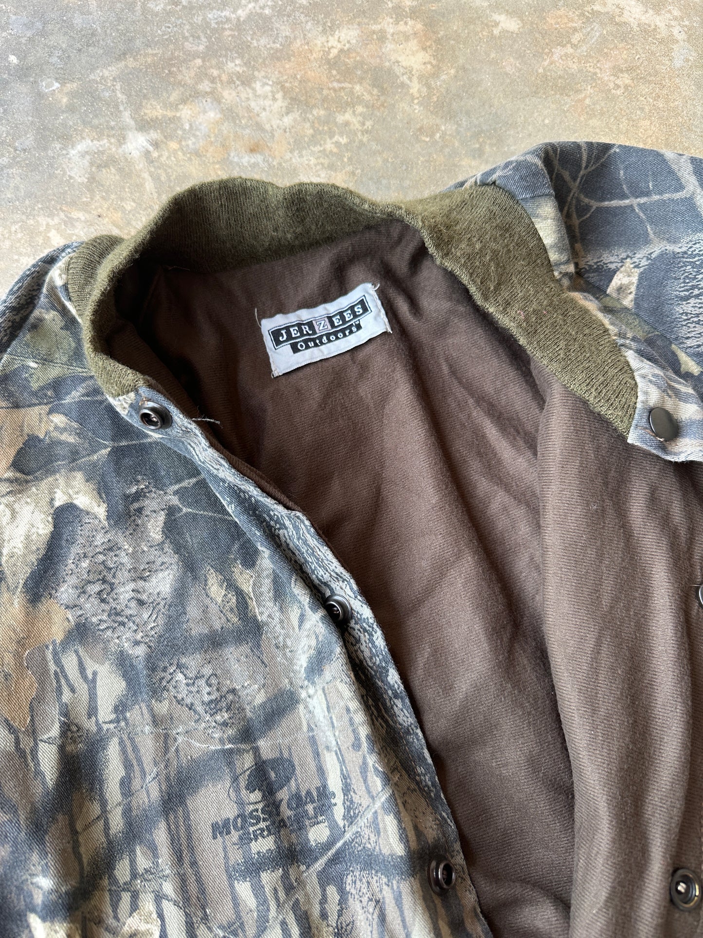 Jerzees camo jacket (M)