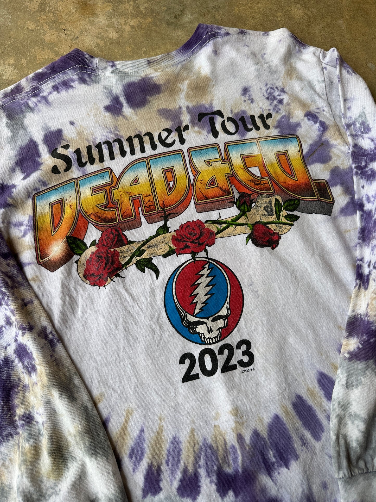 Grateful dead the final tour 2023 long sleeve tshirt (L)