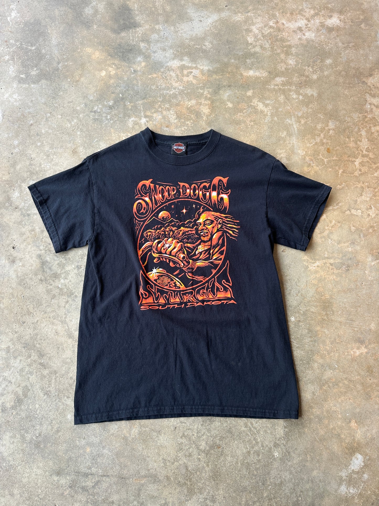 Vintage harley davidson x snoop dogg south dakota tshirt (M)