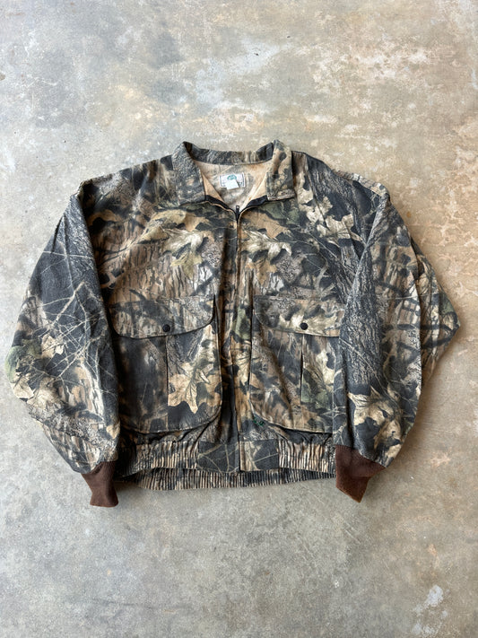 Vintage mossy oak camo jacket (XL)