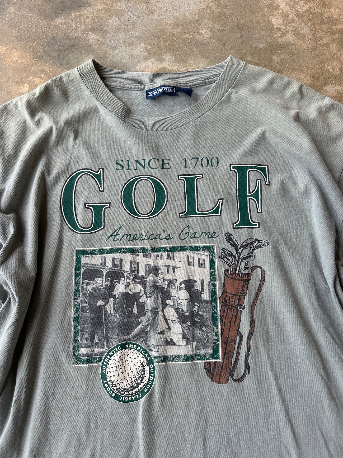 Vintage golf tshirt (XL)